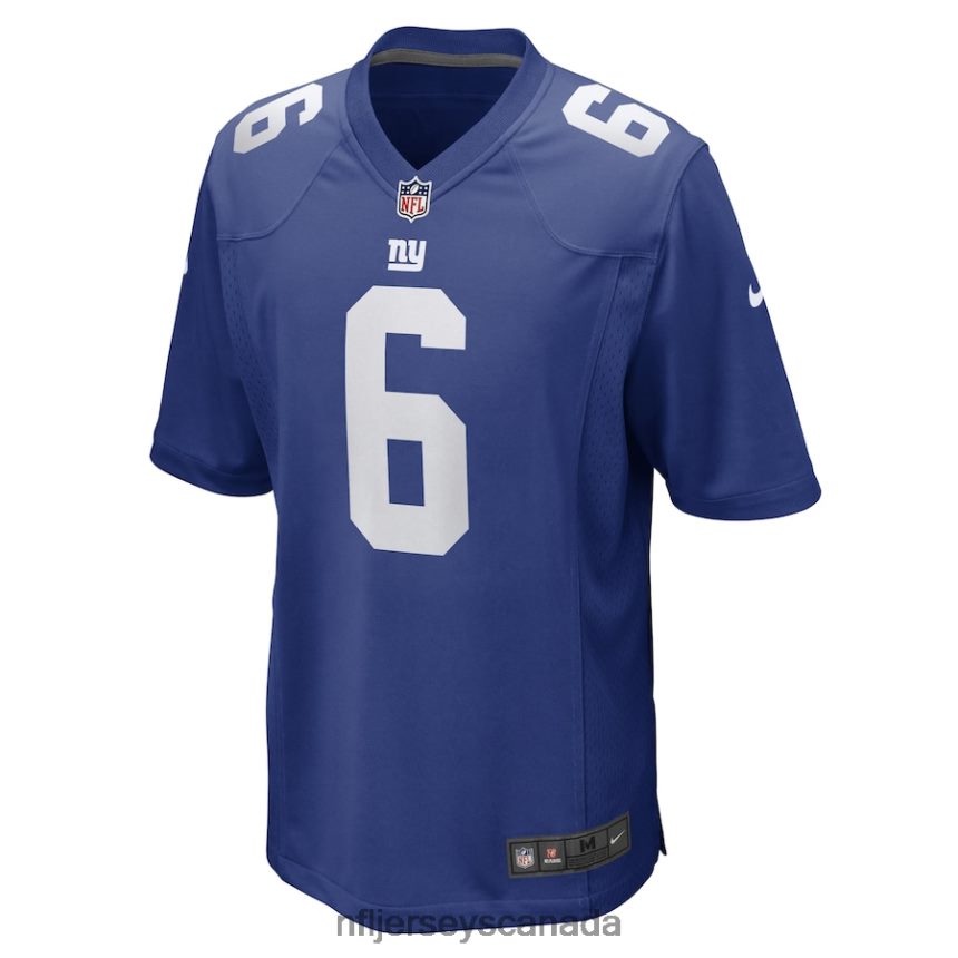 Men New York Giants Jamie Gillan Nike Royal Game Player Jersey Clothing NFL TBXFR63666