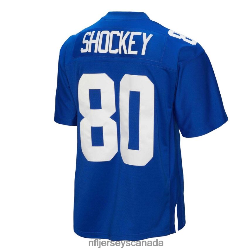 Men New York Giants Jeremy Shockey Mitchell  Ness Royal 2005 Legacy Replica Jersey Clothing NFL TBXFR61862