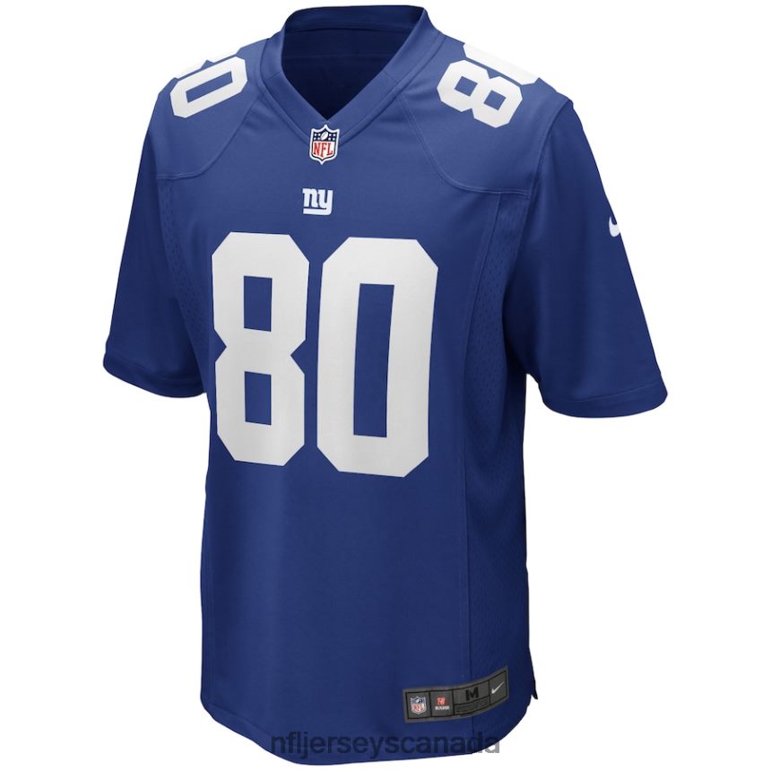 Men New York Giants Jeremy Shockey Nike Royal Game Retired Player Jersey Clothing NFL TBXFR63409