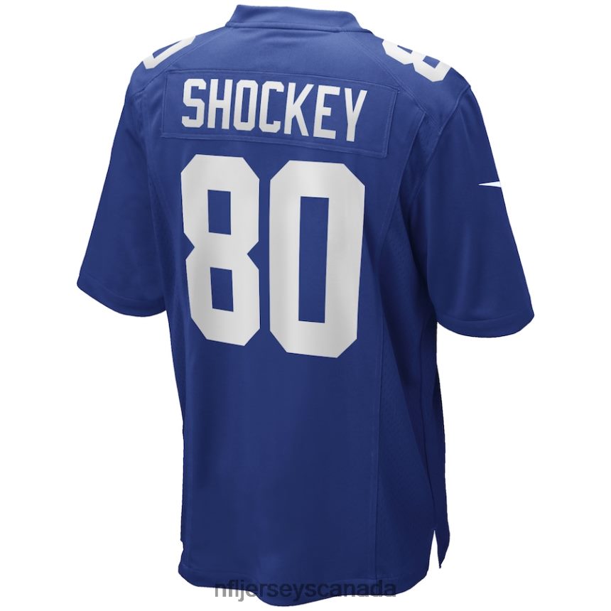 Men New York Giants Jeremy Shockey Nike Royal Game Retired Player Jersey Clothing NFL TBXFR63409