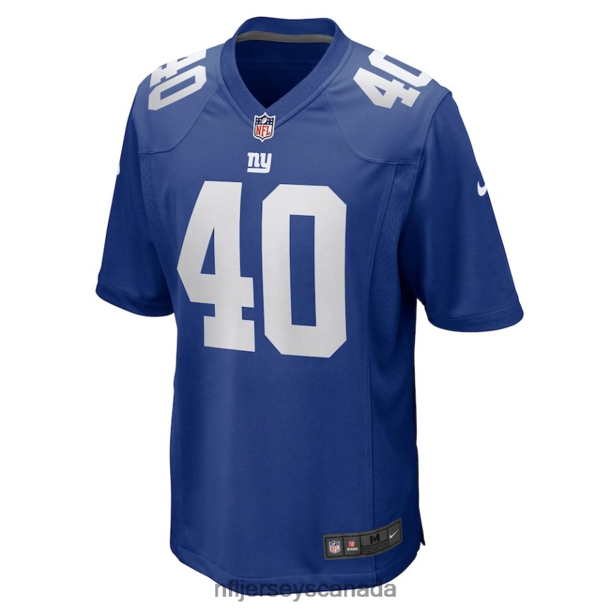 Men New York Giants Joe Morrison Nike Royal Retired Player Jersey Clothing NFL TBXFR66860
