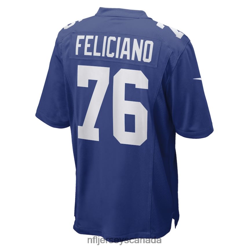 Men New York Giants Jon Feliciano Nike Royal Game Player Jersey Clothing NFL TBXFR63590