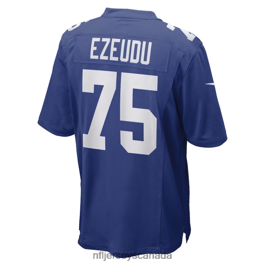Men New York Giants Joshua Ezeudu Nike Royal Game Player Jersey Clothing NFL TBXFR63868