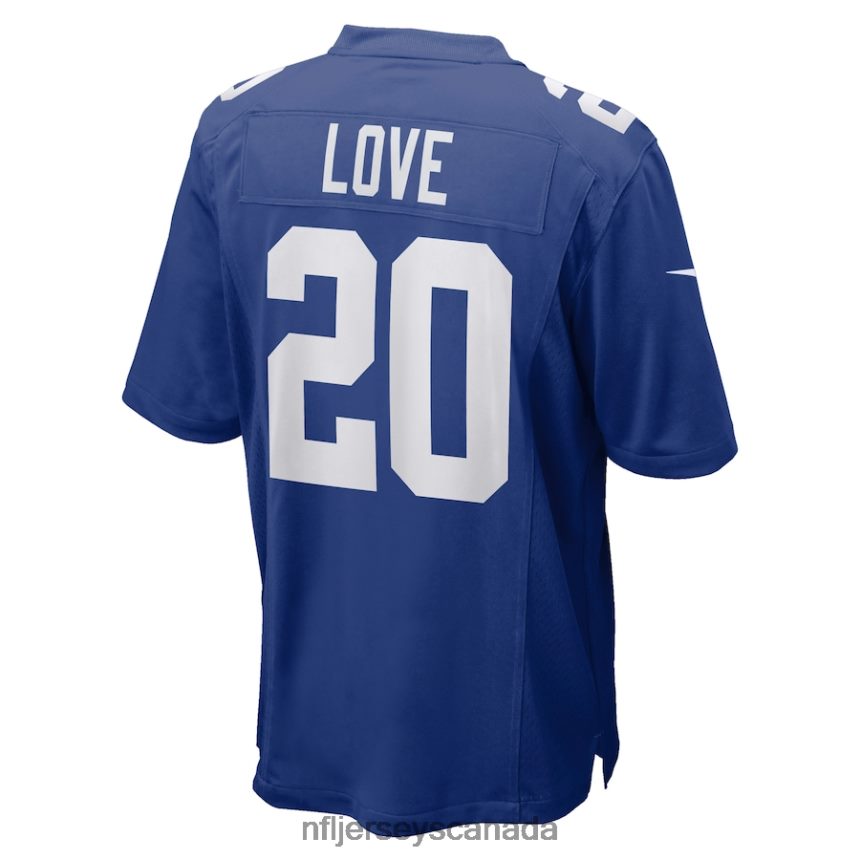Men New York Giants Julian Love Nike Royal Game Jersey Clothing NFL TBXFR6861