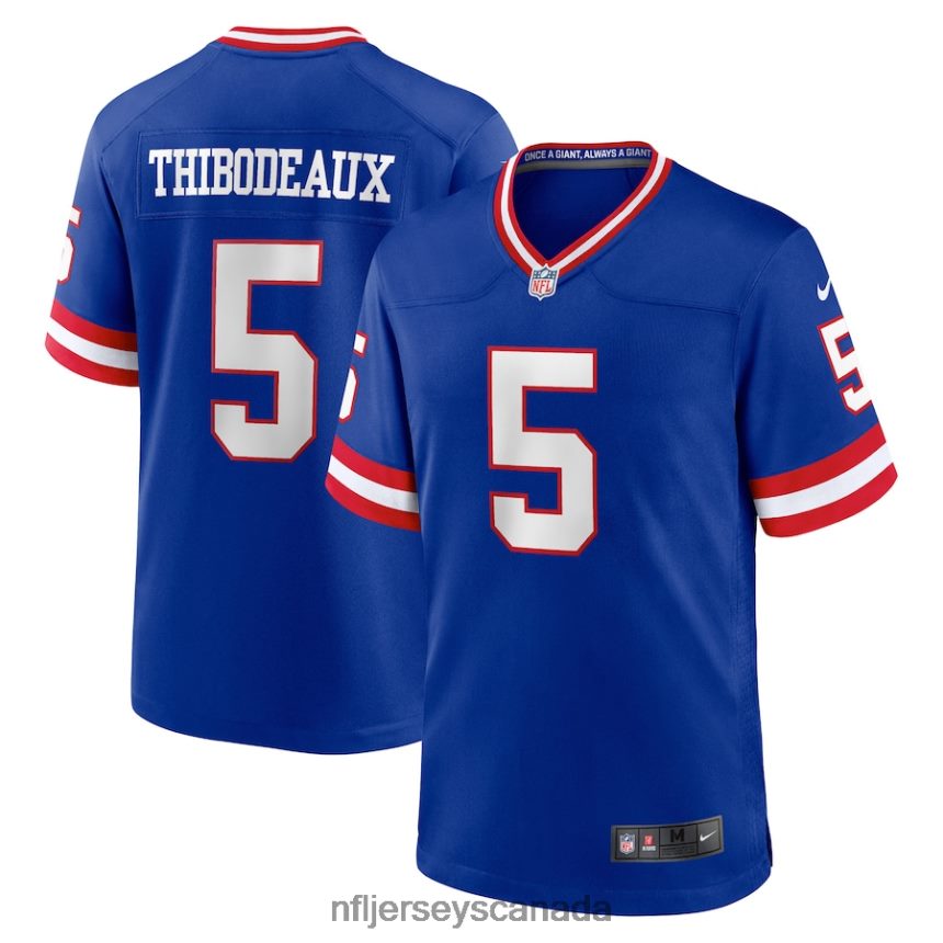 Men New York Giants Kayvon Thibodeaux Nike Royal Classic Player Game Jersey Clothing NFL TBXFR6131
