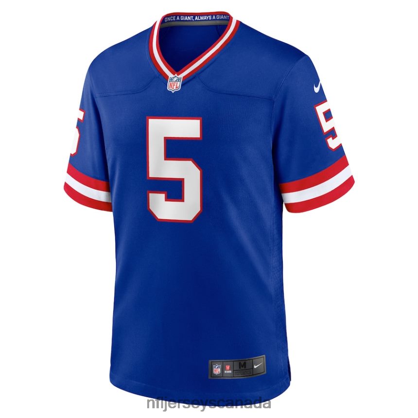 Men New York Giants Kayvon Thibodeaux Nike Royal Classic Player Game Jersey Clothing NFL TBXFR6131