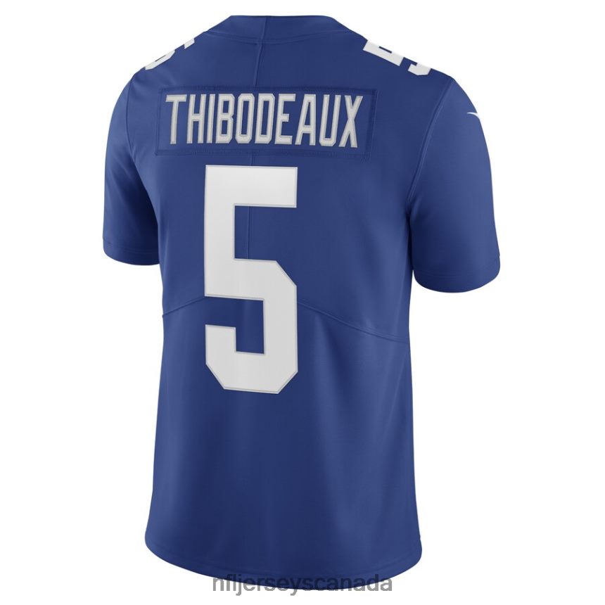 Men New York Giants Kayvon Thibodeaux Nike Royal Vapor Limited Jersey Clothing NFL TBXFR6155
