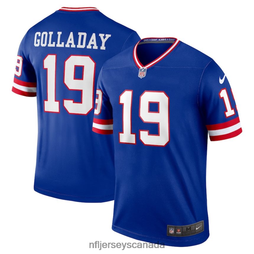 Men New York Giants Kenny Golladay Nike Royal Classic Player Legend Jersey Clothing NFL TBXFR61018