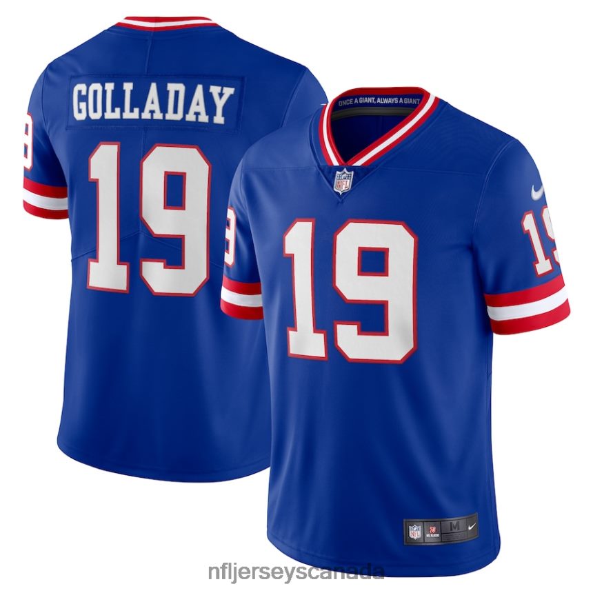 Men New York Giants Kenny Golladay Nike Royal Classic Vapor Limited Player Jersey Clothing NFL TBXFR62618