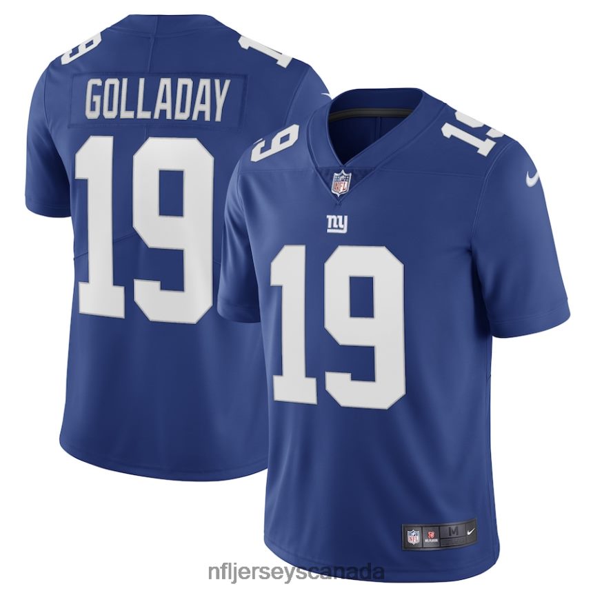 Men New York Giants Kenny Golladay Nike Royal Vapor Limited Jersey Clothing NFL TBXFR62471