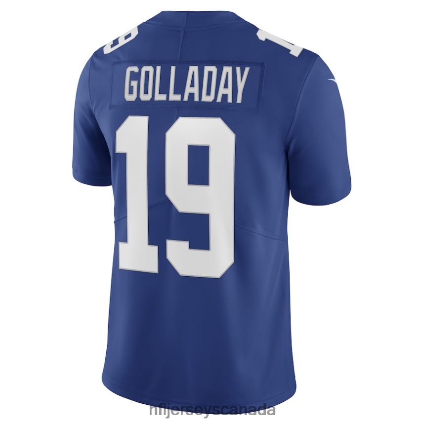 Men New York Giants Kenny Golladay Nike Royal Vapor Limited Jersey Clothing NFL TBXFR62471