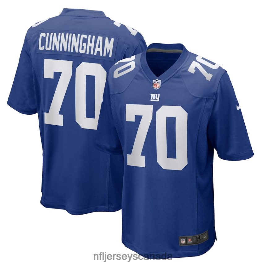 Men New York Giants Korey Cunningham Nike Royal Home Game Player Jersey Clothing NFL TBXFR64396