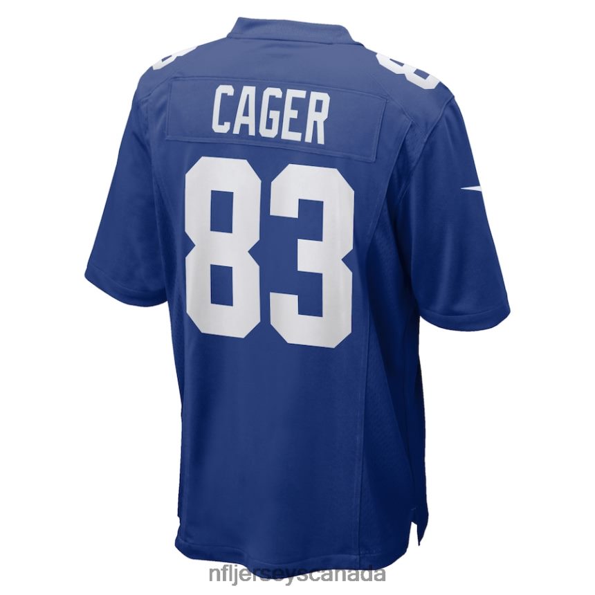 Men New York Giants Lawrence Cager Nike Royal Home Game Player Jersey Clothing NFL TBXFR67078