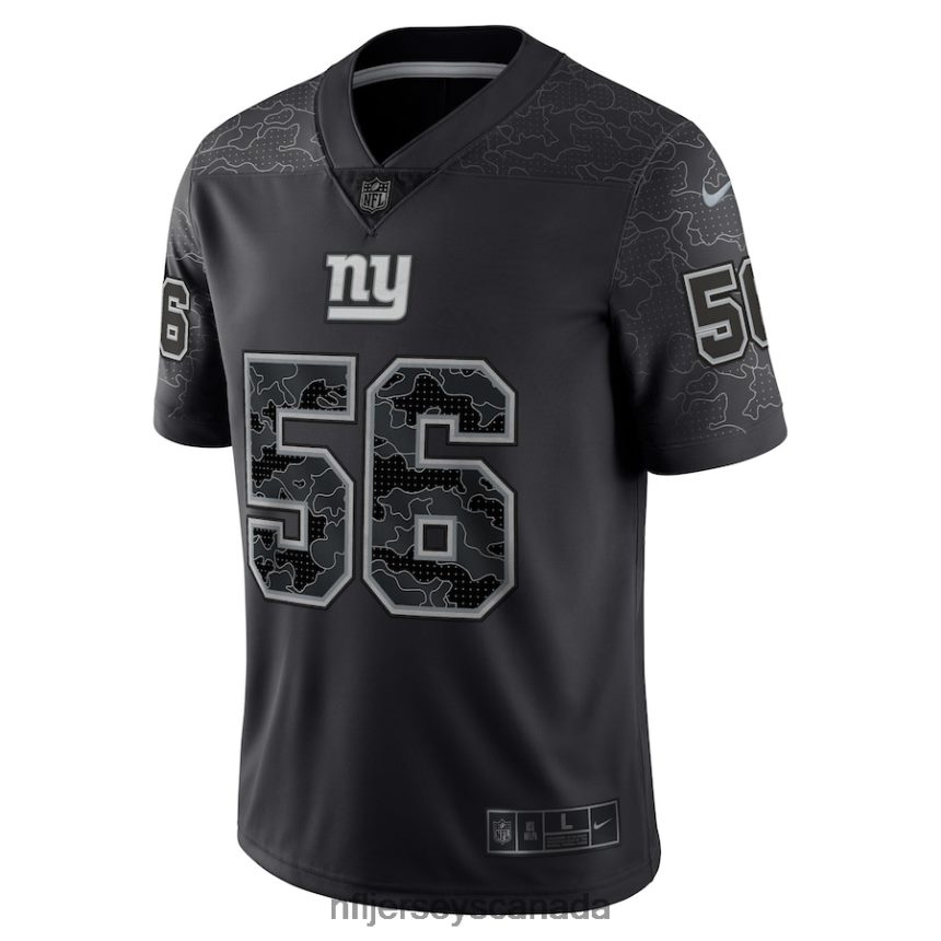 Men New York Giants Lawrence Taylor Nike Black Retired Player RFLCTV Limited Jersey Clothing NFL TBXFR6764