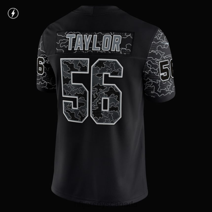 Men New York Giants Lawrence Taylor Nike Black Retired Player RFLCTV Limited Jersey Clothing NFL TBXFR6764