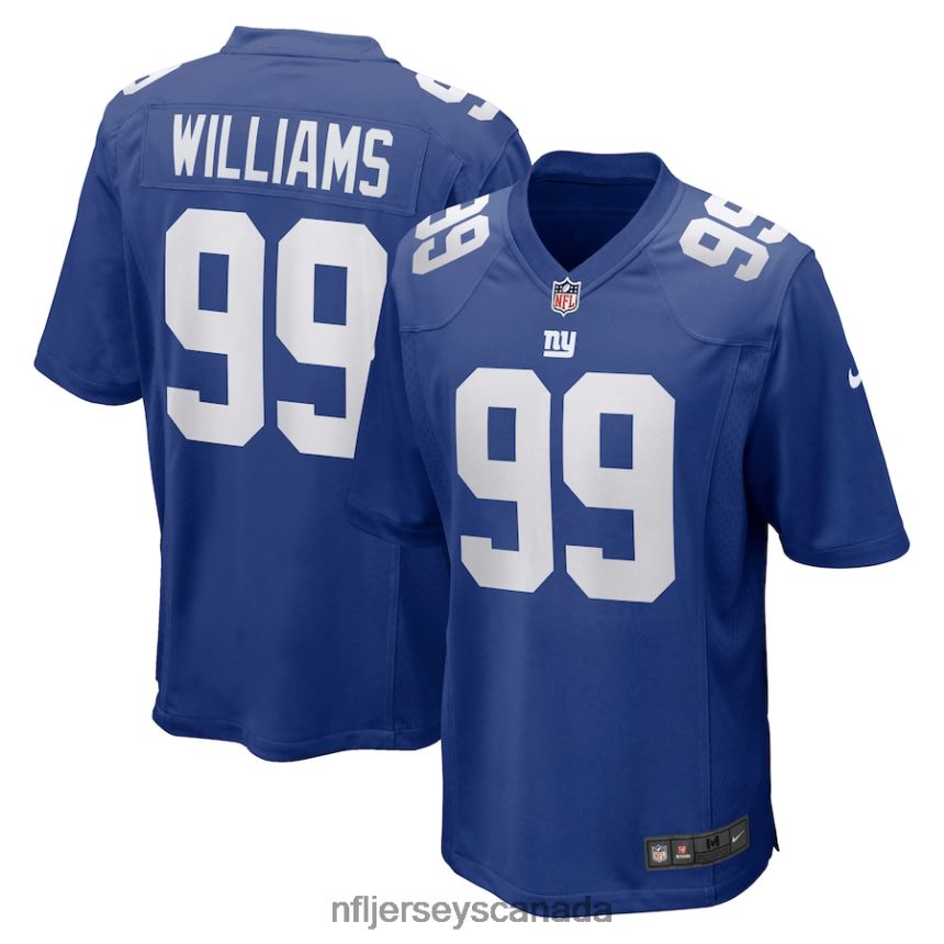 Men New York Giants Leonard Williams Nike Royal Game Jersey Clothing NFL TBXFR62831