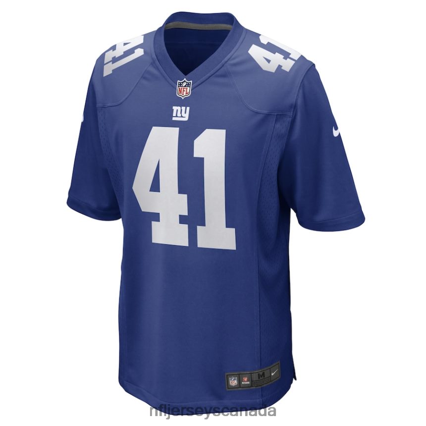 Men New York Giants Micah McFadden Nike Royal Game Player Jersey Clothing NFL TBXFR63867