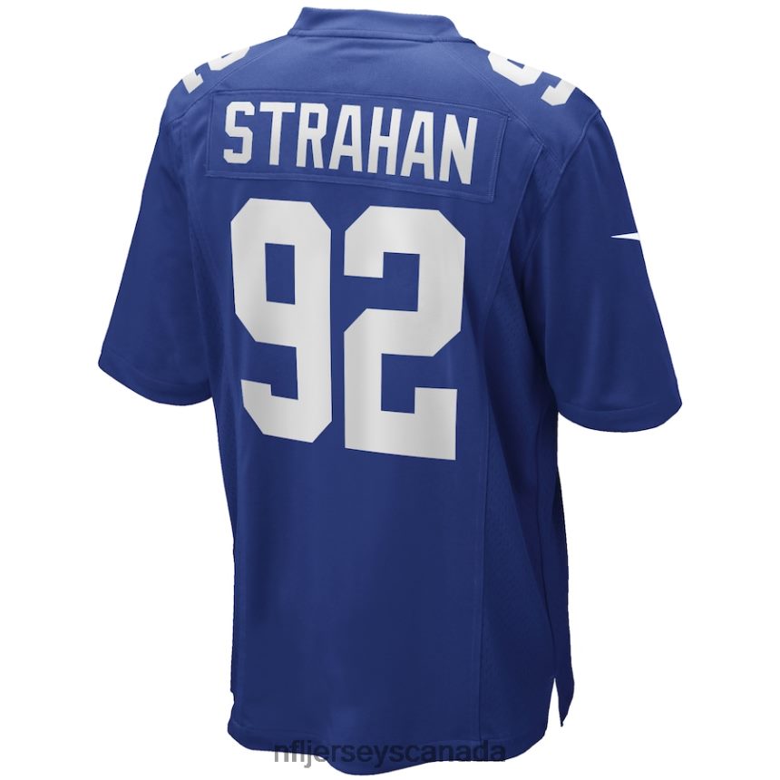 Men New York Giants Michael Strahan Nike Royal Game Retired Player Jersey Clothing NFL TBXFR61231