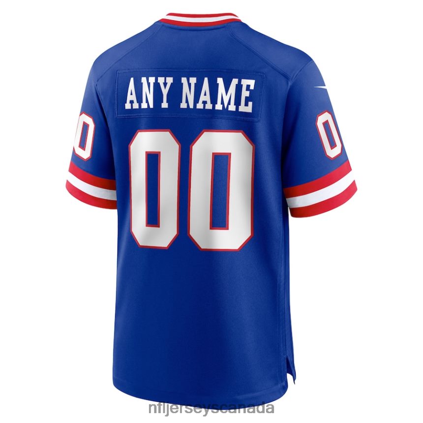 Men New York Giants Nike Royal Classic Custom Game Jersey Clothing NFL TBXFR699