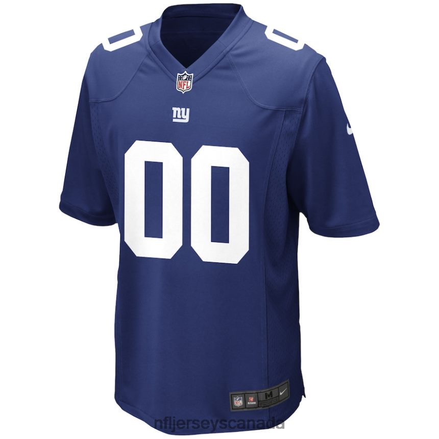 Men New York Giants Nike Royal Custom Game Jersey Clothing NFL TBXFR6188