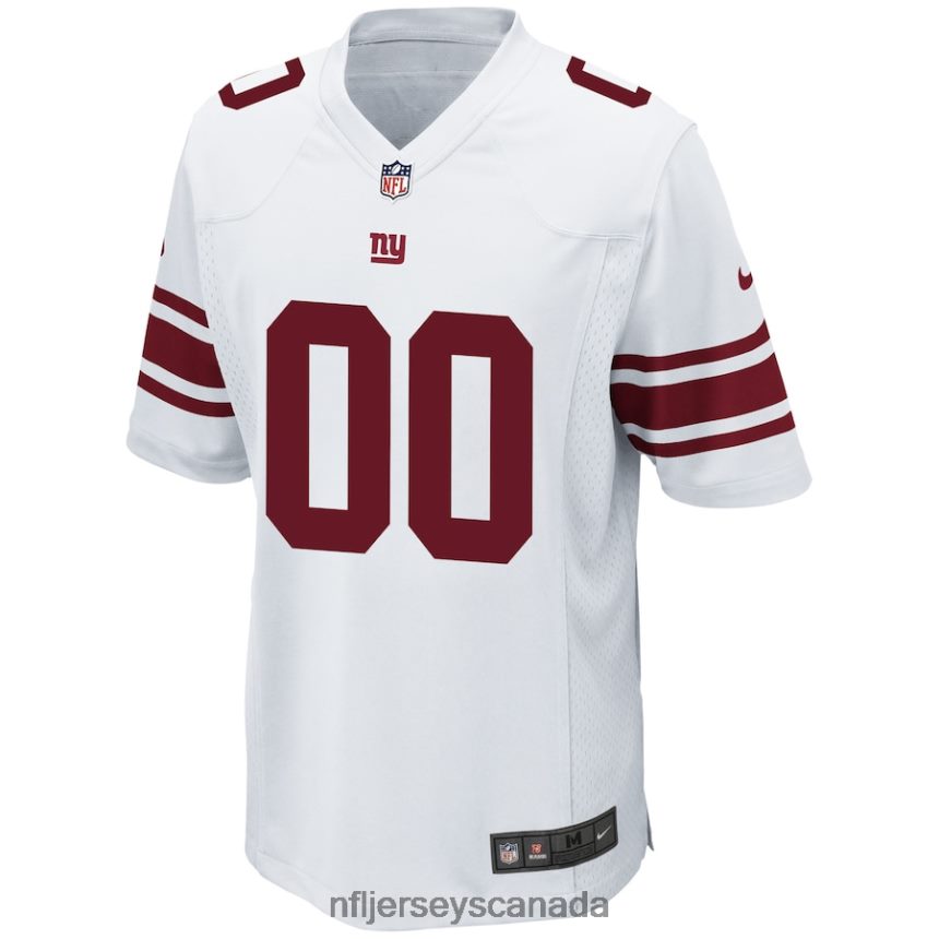 Men New York Giants Nike White Custom Game Jersey Clothing NFL TBXFR6343