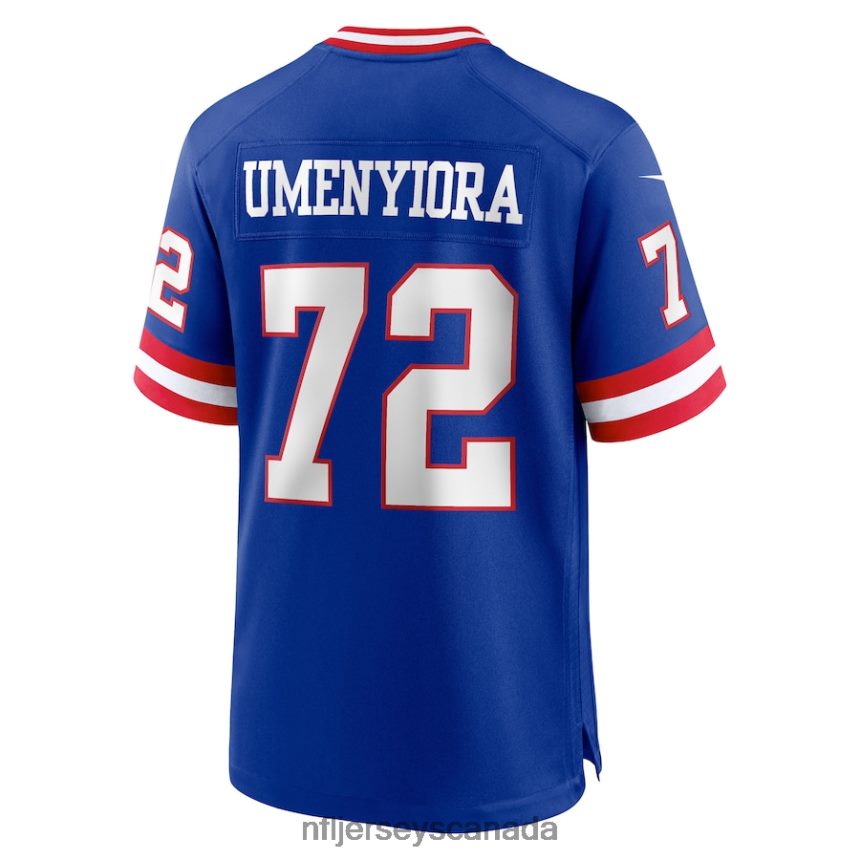 Men New York Giants Osi Umenyiora Nike Royal Classic Retired Player Game Jersey Clothing NFL TBXFR62661