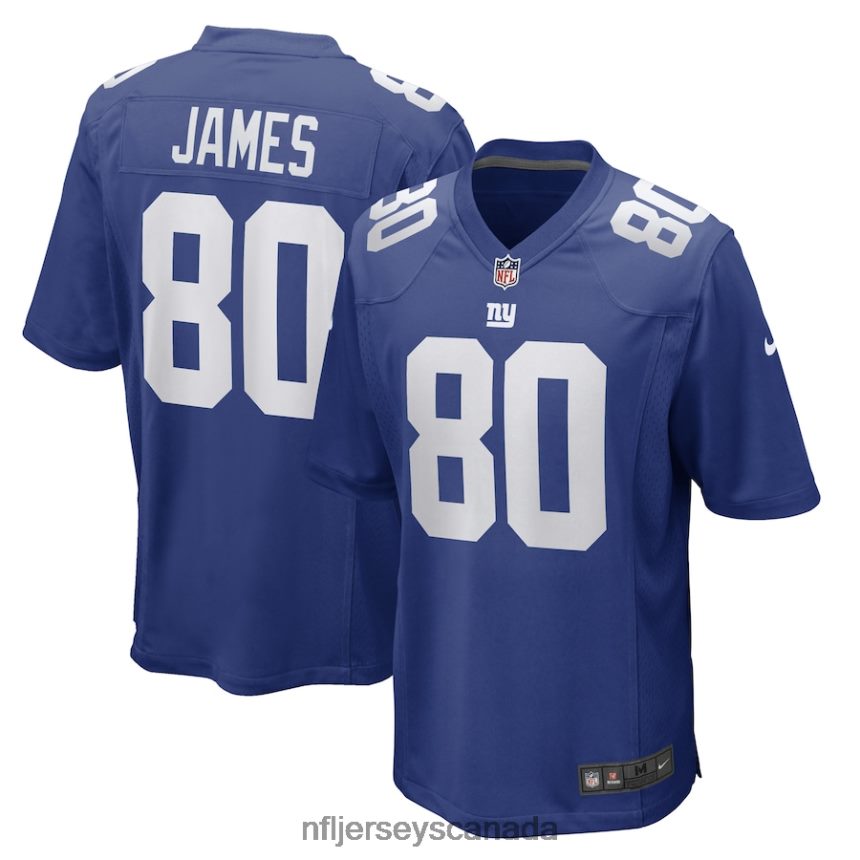 Men New York Giants Richie James Nike Royal Game Player Jersey Clothing NFL TBXFR62419