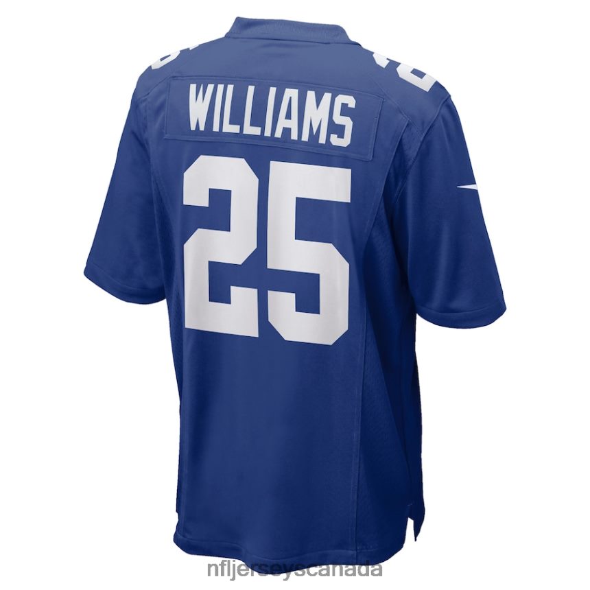 Men New York Giants Rodarius Williams Nike Royal Game Player Jersey Clothing NFL TBXFR63734