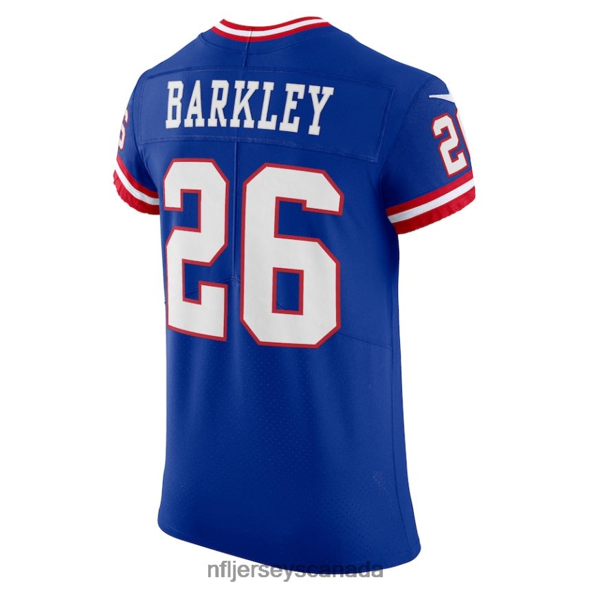 Men New York Giants Saquon Barkley Nike Royal Classic Vapor Elite Player Jersey Clothing NFL TBXFR6723