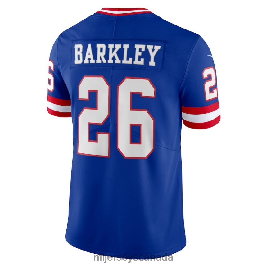 Men New York Giants Saquon Barkley Nike Royal Classic Vapor Limited Player Jersey Clothing NFL TBXFR6746