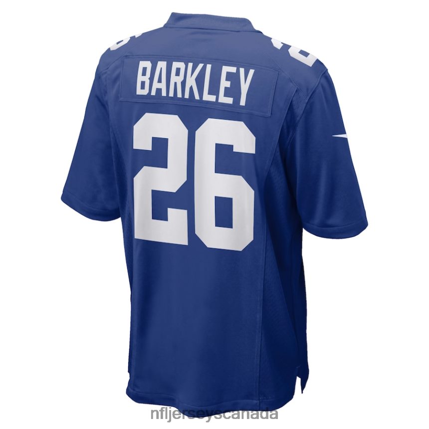 Men New York Giants Saquon Barkley Nike Royal Game Jersey Clothing NFL TBXFR6216