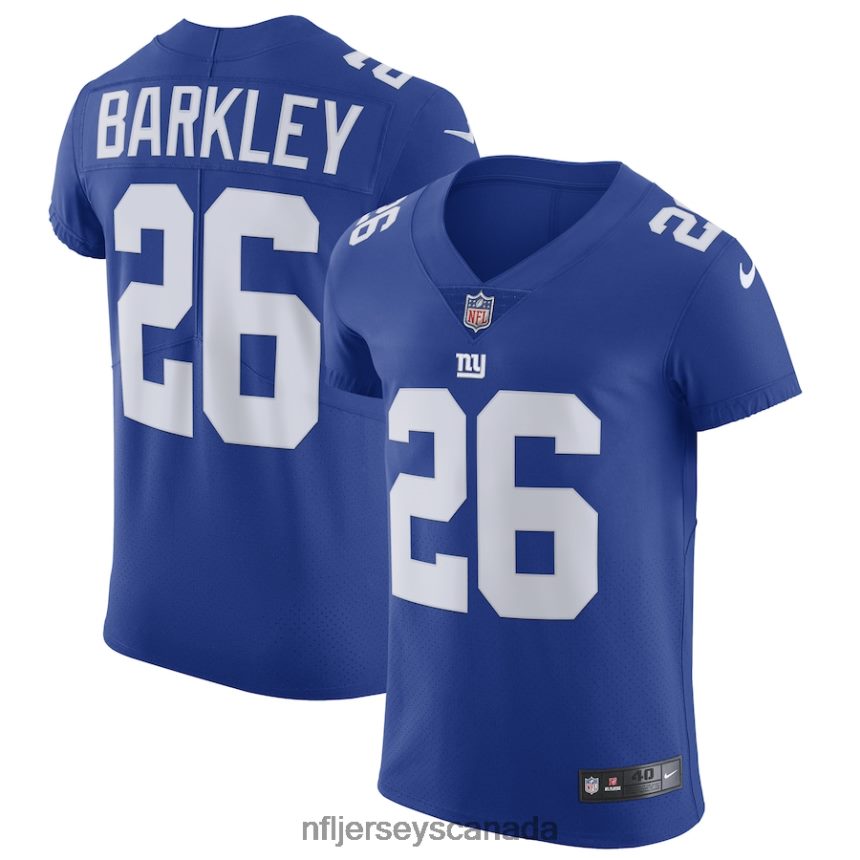 Men New York Giants Saquon Barkley Nike Royal Vapor Untouchable Elite Player Jersey Clothing NFL TBXFR61587
