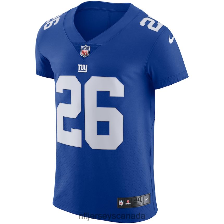 Men New York Giants Saquon Barkley Nike Royal Vapor Untouchable Elite Player Jersey Clothing NFL TBXFR61587