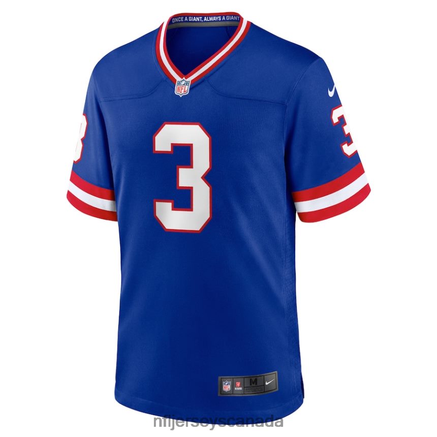 Men New York Giants Sterling Shepard Nike Royal Classic Player Game Jersey Clothing NFL TBXFR6910