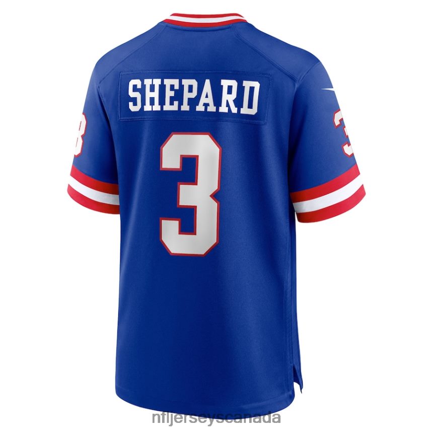 Men New York Giants Sterling Shepard Nike Royal Classic Player Game Jersey Clothing NFL TBXFR6910