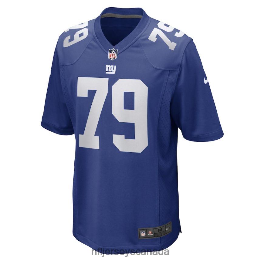 Men New York Giants Tyre Phillips Nike Royal Game Player Jersey Clothing NFL TBXFR64400