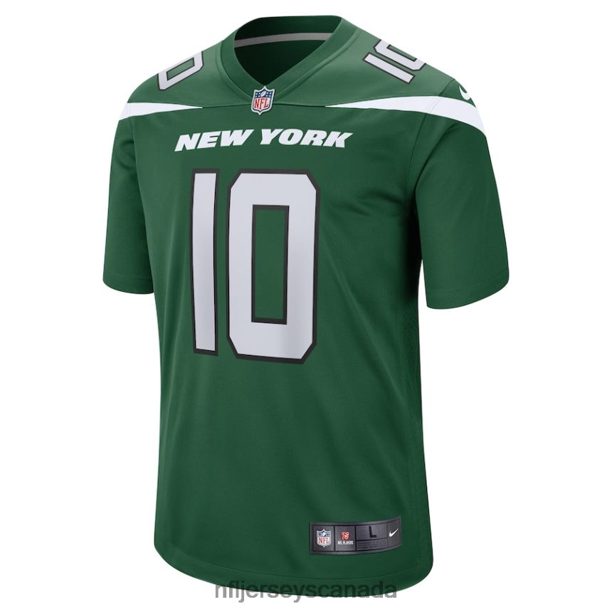 Men New York Jets Braxton Berrios Nike Gotham Green Game Jersey Clothing NFL TBXFR6636