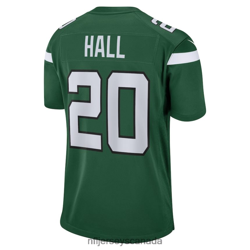 Men New York Jets Breece Hall Nike Green Player Game Jersey Clothing NFL TBXFR6548