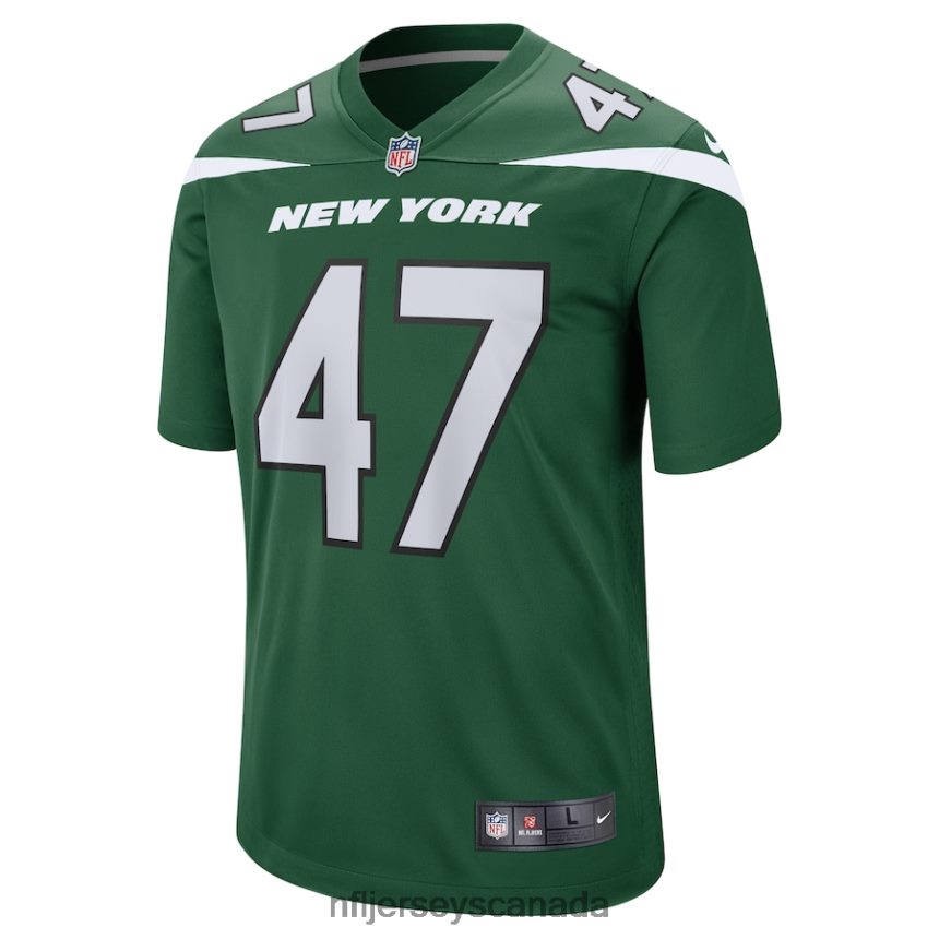 Men New York Jets Bryce Huff Nike Gotham Green Game Jersey Clothing NFL TBXFR64727