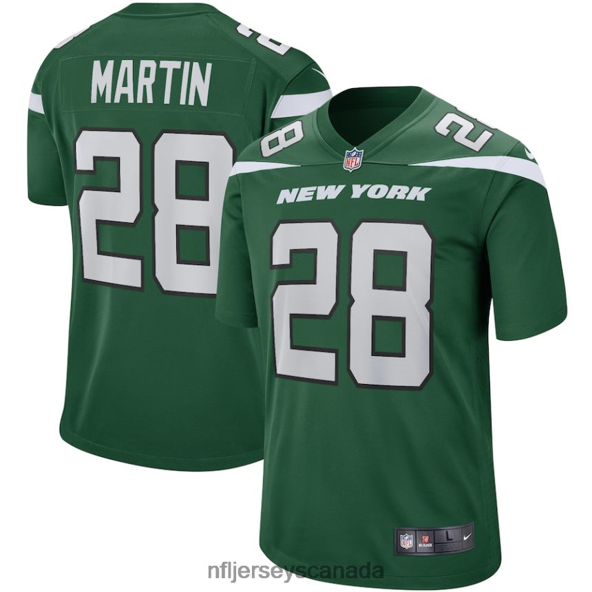 Men New York Jets Curtis Martin Nike Gotham Green Game Retired Player Jersey Clothing NFL TBXFR61482