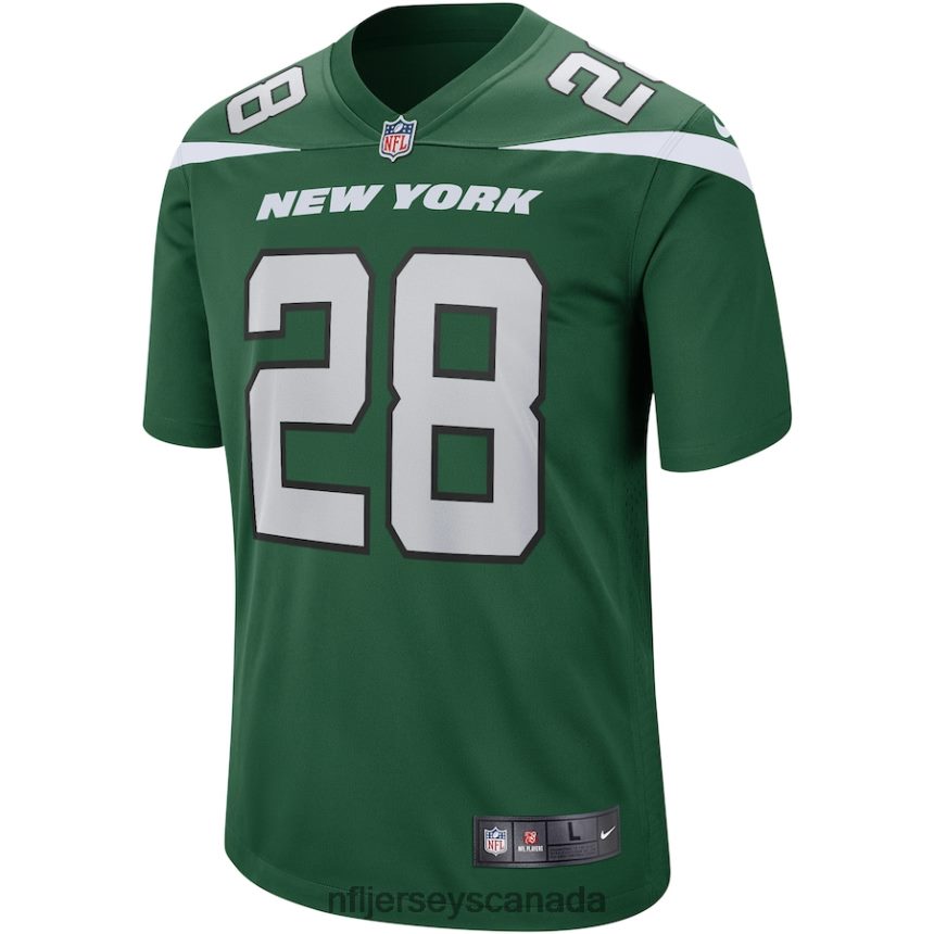 Men New York Jets Curtis Martin Nike Gotham Green Game Retired Player Jersey Clothing NFL TBXFR61482
