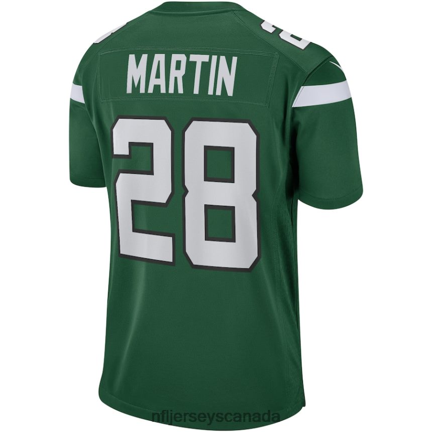 Men New York Jets Curtis Martin Nike Gotham Green Game Retired Player Jersey Clothing NFL TBXFR61482