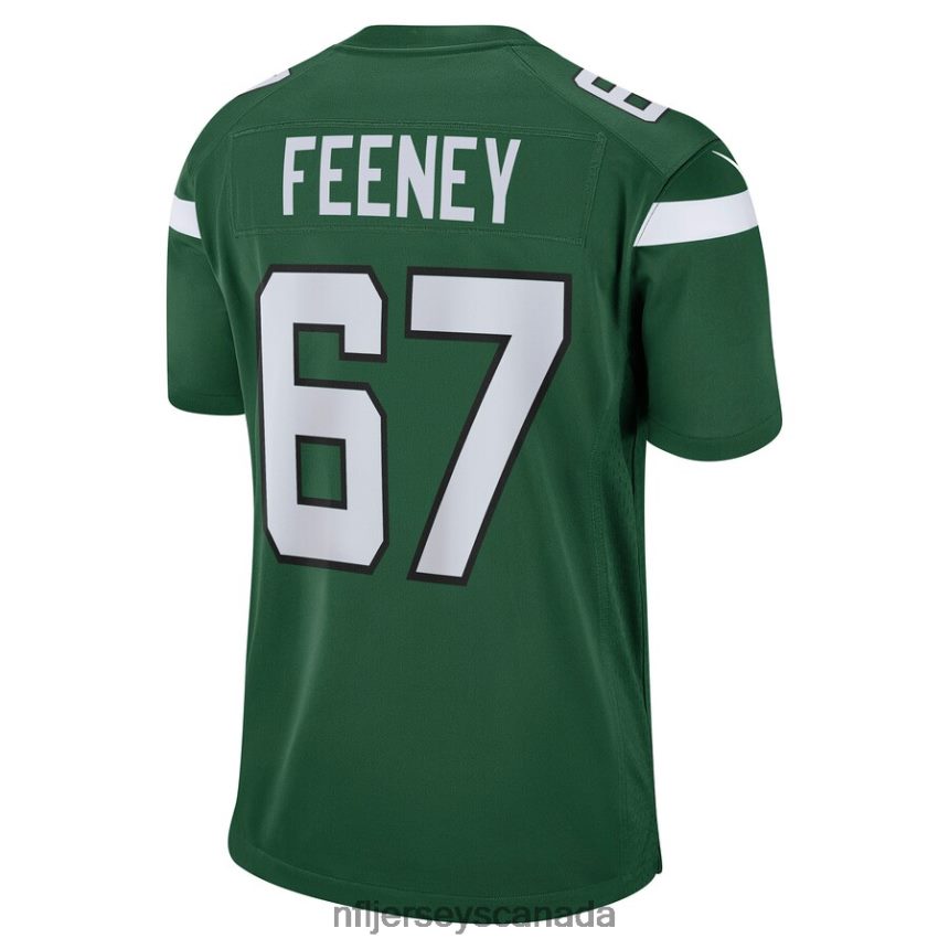 Men New York Jets Dan Feeney Nike Gotham Green Game Jersey Clothing NFL TBXFR64333