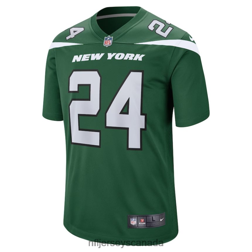 Men New York Jets Darrelle Revis Nike Gotham Green Retired Player Game Jersey Clothing NFL TBXFR6570