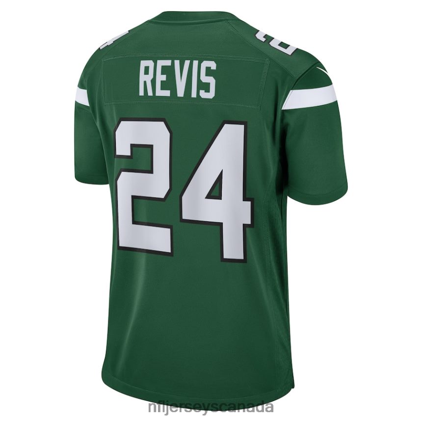 Men New York Jets Darrelle Revis Nike Gotham Green Retired Player Game Jersey Clothing NFL TBXFR6570