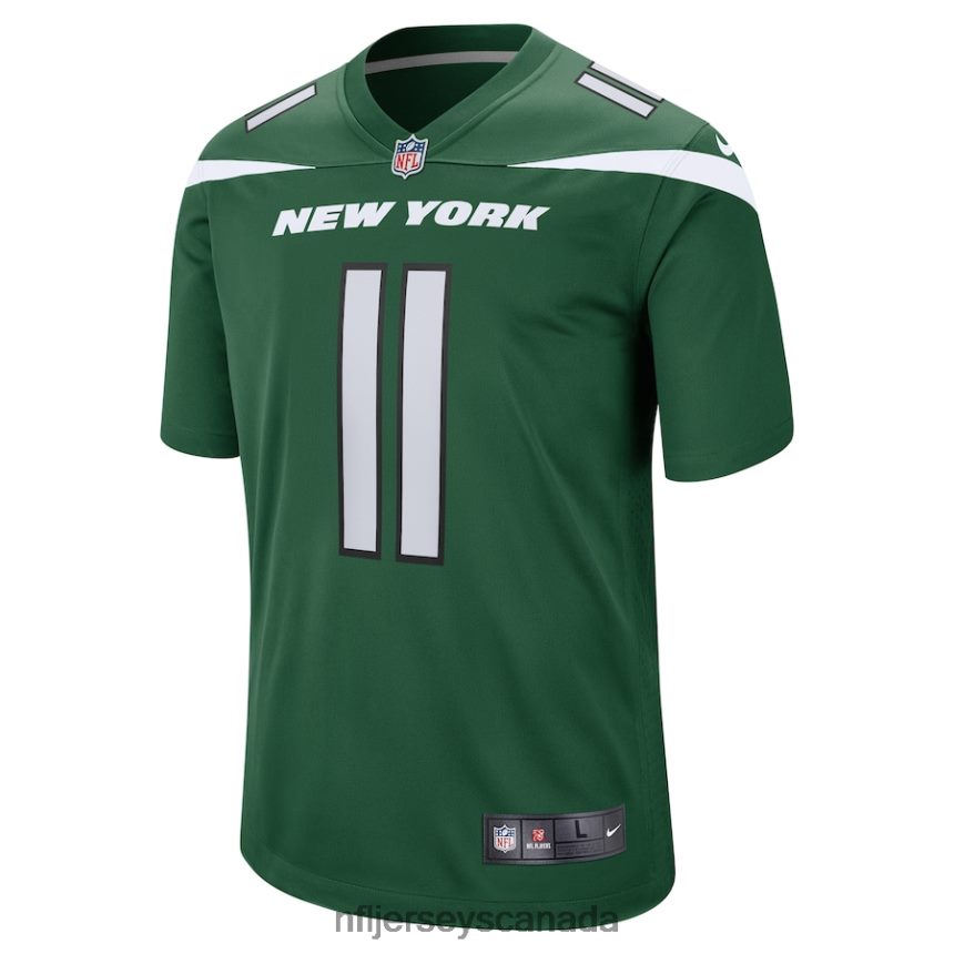 Men New York Jets Denzel Mims Nike Gotham Green Game Jersey Clothing NFL TBXFR62087