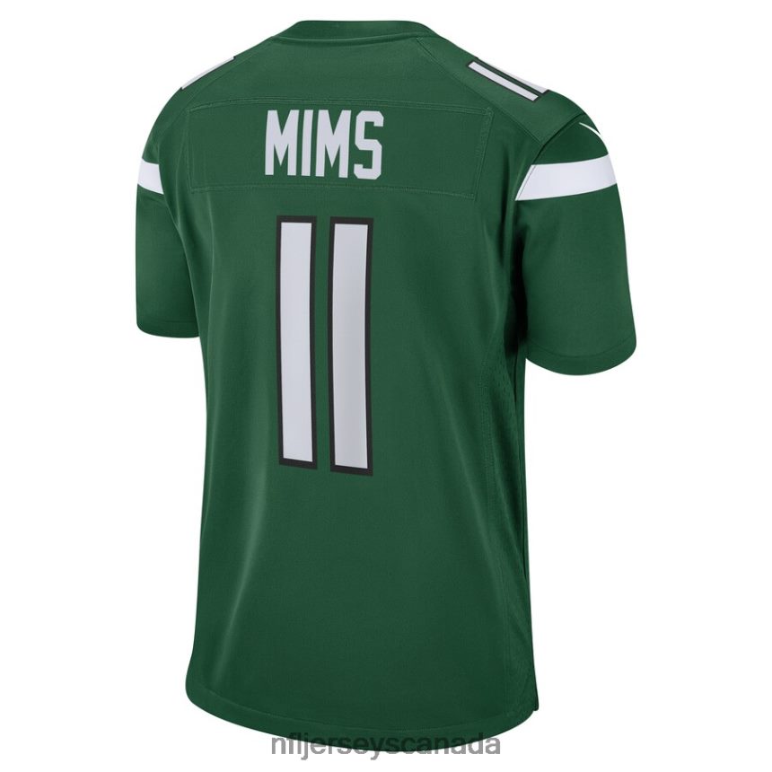 Men New York Jets Denzel Mims Nike Gotham Green Game Jersey Clothing NFL TBXFR62087
