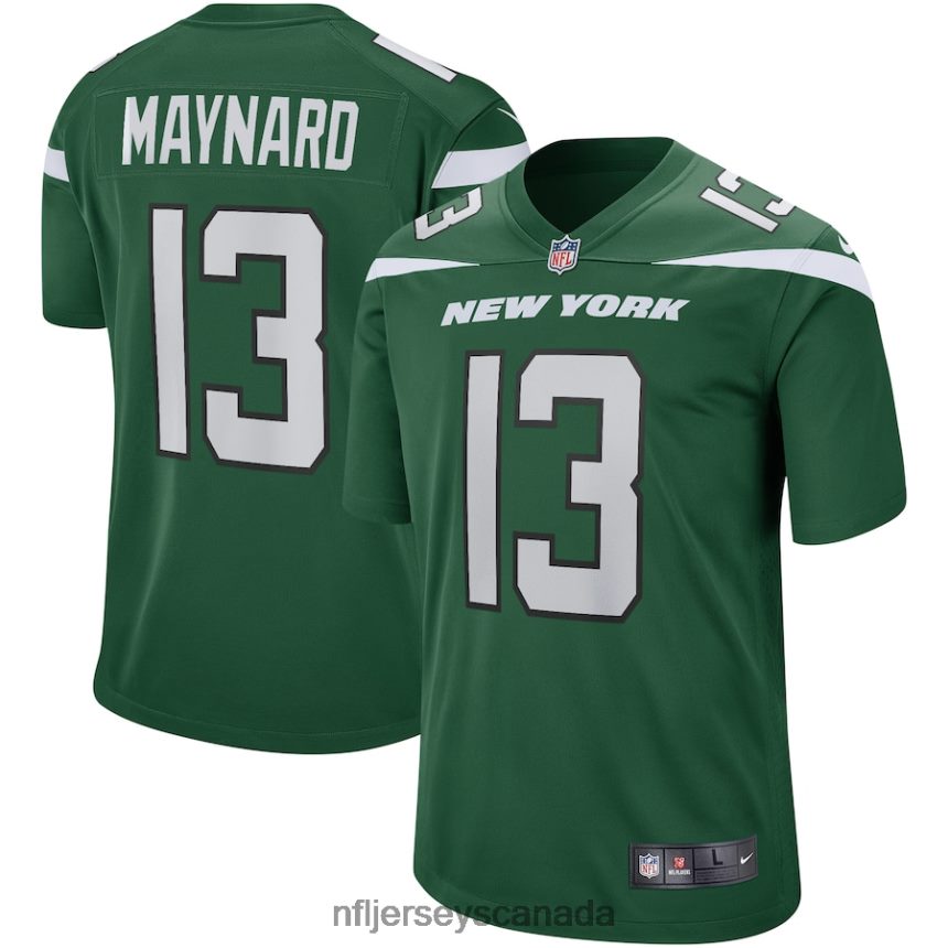 Men New York Jets Don Maynard Nike Gotham Green Game Retired Player Jersey Clothing NFL TBXFR64730
