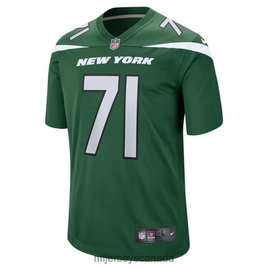 Men New York Jets Duane Brown Nike Gotham Green Game Player Jersey Clothing NFL TBXFR66891