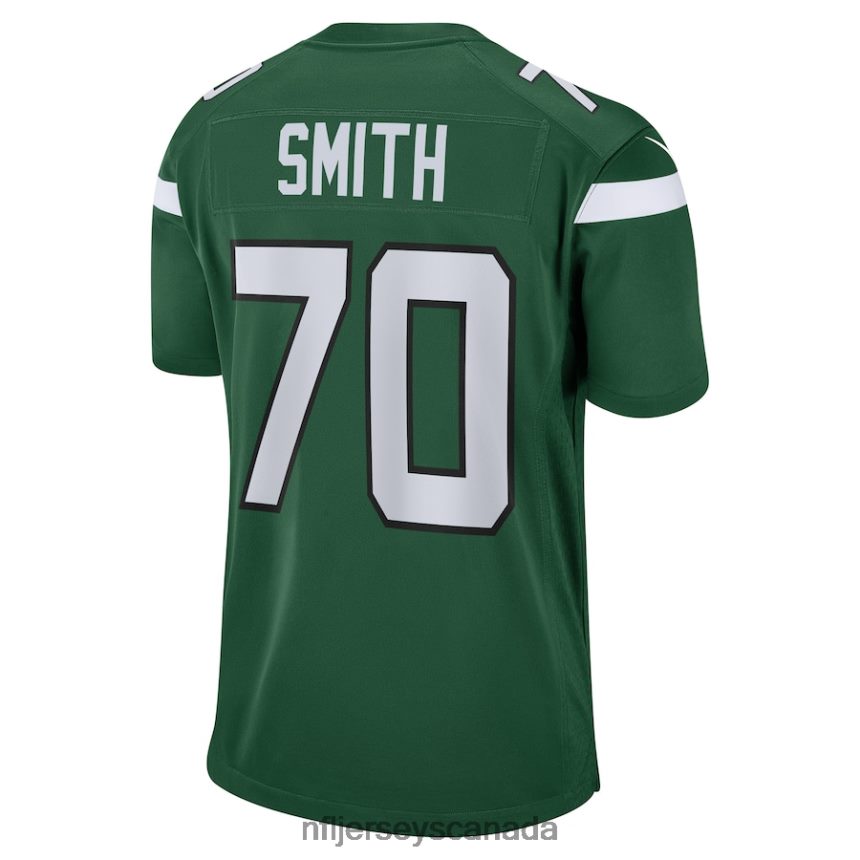 Men New York Jets Eric Smith Nike Gotham Green Game Player Jersey Clothing NFL TBXFR66531